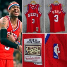 Camiseta Allen Iverson. Sixers. NBA retro. Hardwood Classics