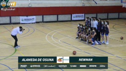 Alameda de Osuna vs Newman femenino. Cuartos de final Copa Colegial Madrid 2021. Partido completo 05