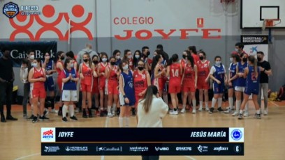 Joyfe vs Jesús María femenino. Octavos final Copa Colegial Madrid 2022 09