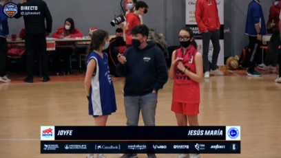 Joyfe vs Jesús María femenino. Octavos final Copa Colegial Madrid 2022 10 entrevistas