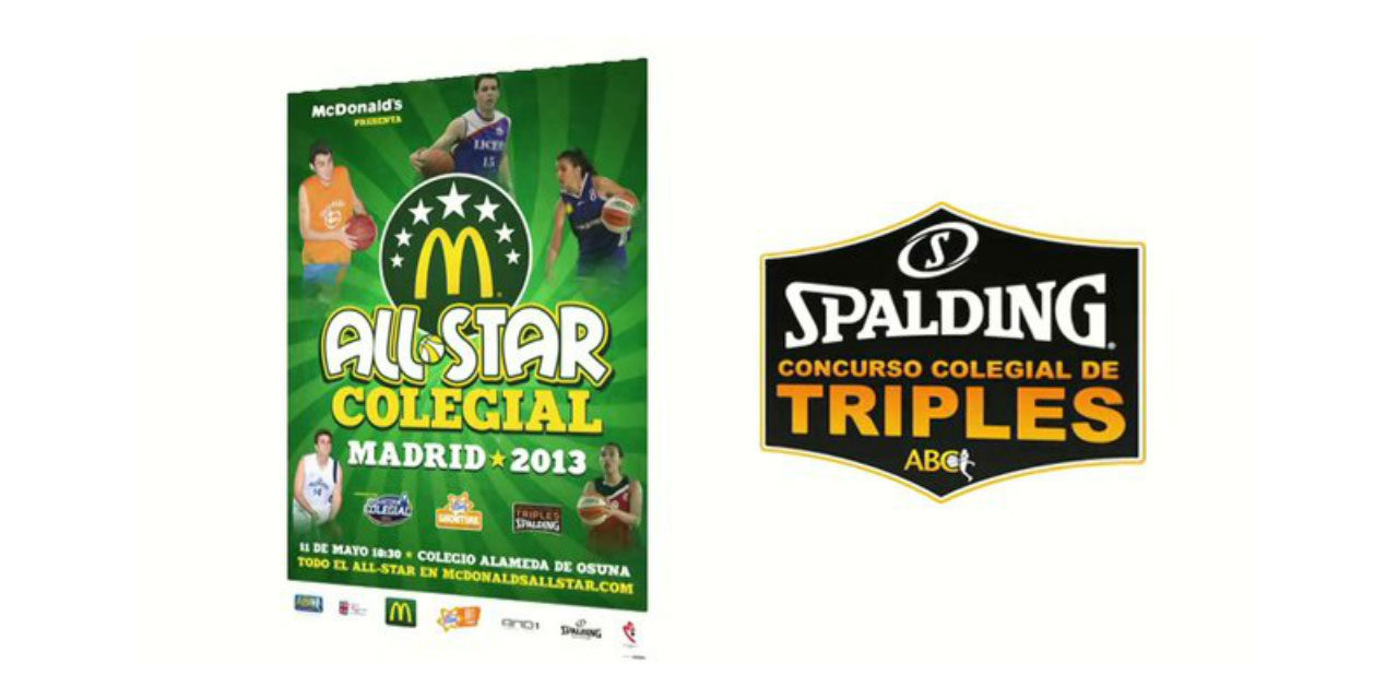Concurso de triples. Spalding. AllStar Colegial Madrid 2013.