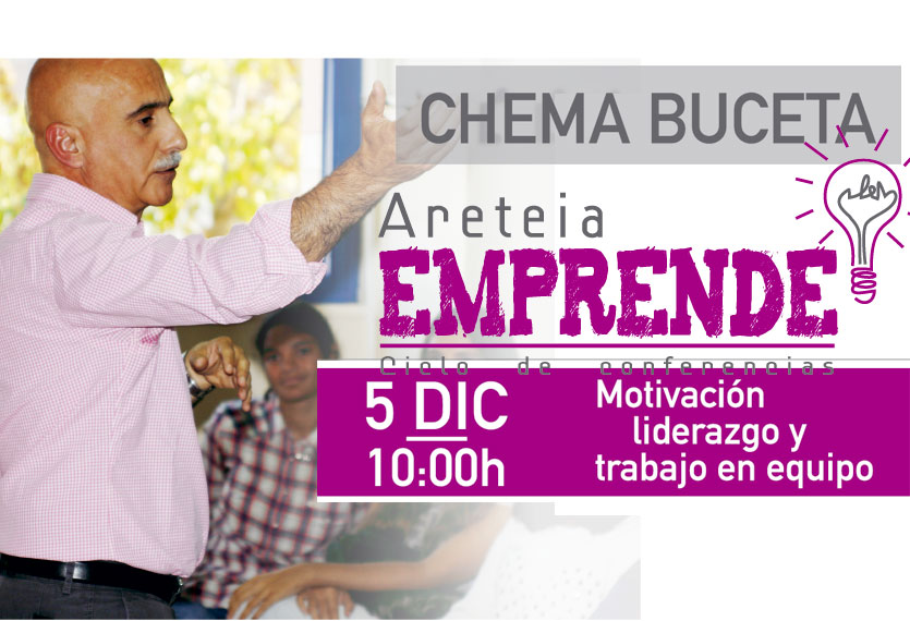 Conferencia Chema Buceta. «Participar para avanzar».  5 Diciembre. Colegio Areteia. Madrid