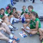 Video táctica: Pasar y cortar. Explicación de jugadora de minibasket de Irlandesas en la PequeCopa