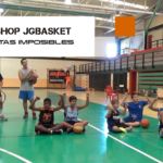Concurso canastas imposibles 2.0 Workshop JGBasket 2015. El reto del medio campo, la grada, la silla, el aro y el carro.