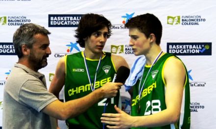 Entrevista a Carlos García-Mauriño y Pablo Suárez (Maristas Chamberí) MVPs de la final y de la Copa Colegial 2017 respectivamente