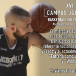 Hoy miércoles directo Campus JGBasket con Dani García «Dawizard». 20:30 horas