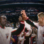 Michael Jordan y Stephe Kerr. Chicago Bulls
