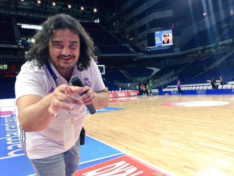 Pedro Bonofiglio, la Voz del Real Madrid en el Campus JGBasket